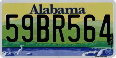 AL license plate 59BR564