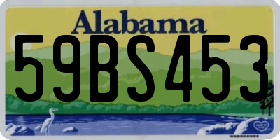 AL license plate 59BS453