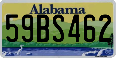 AL license plate 59BS462