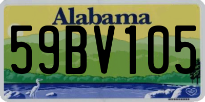 AL license plate 59BV105