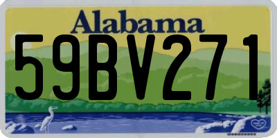 AL license plate 59BV271