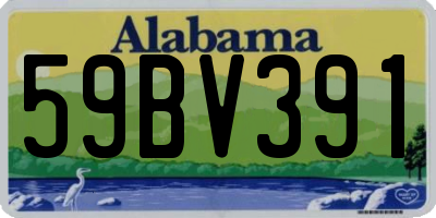 AL license plate 59BV391