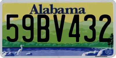 AL license plate 59BV432