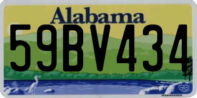 AL license plate 59BV434
