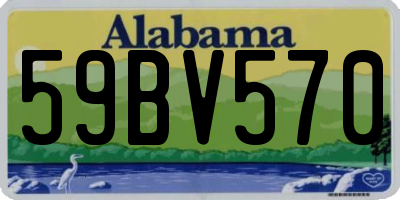 AL license plate 59BV570