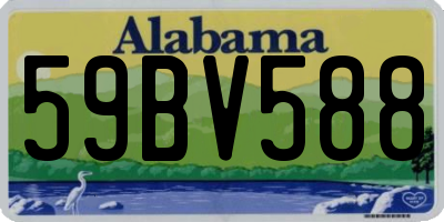 AL license plate 59BV588