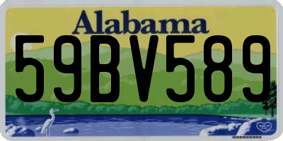 AL license plate 59BV589