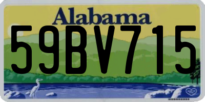 AL license plate 59BV715