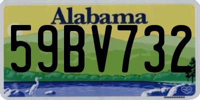 AL license plate 59BV732