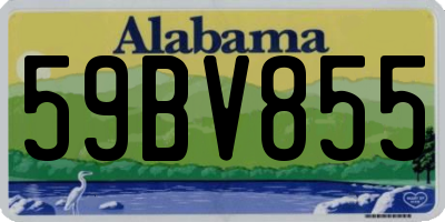 AL license plate 59BV855