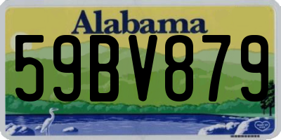 AL license plate 59BV879
