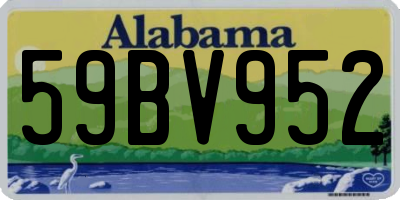 AL license plate 59BV952