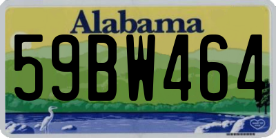 AL license plate 59BW464