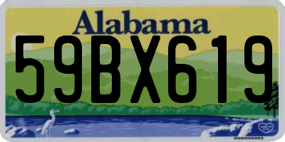 AL license plate 59BX619