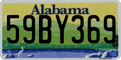 AL license plate 59BY369