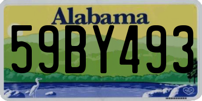 AL license plate 59BY493