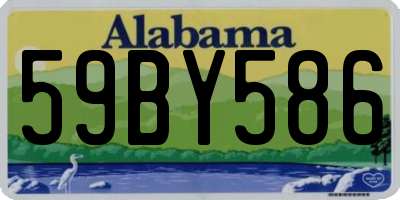 AL license plate 59BY586