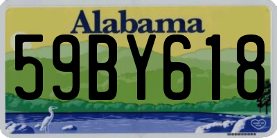 AL license plate 59BY618