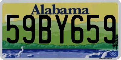 AL license plate 59BY659