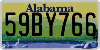 AL license plate 59BY766