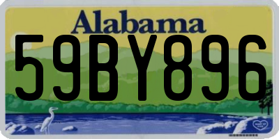 AL license plate 59BY896