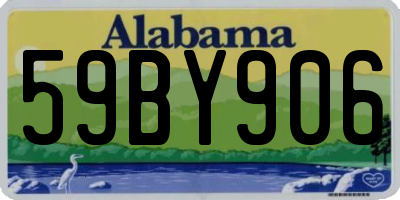 AL license plate 59BY906