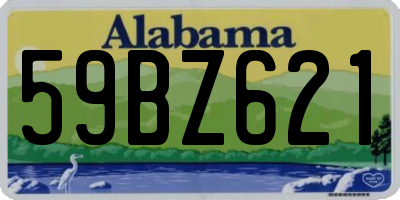 AL license plate 59BZ621