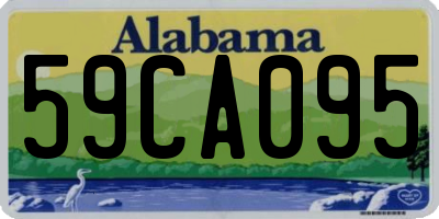 AL license plate 59CA095