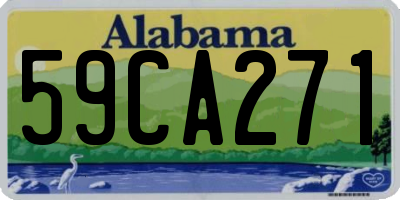 AL license plate 59CA271