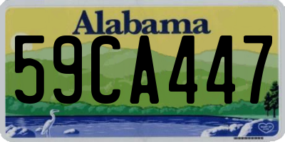 AL license plate 59CA447