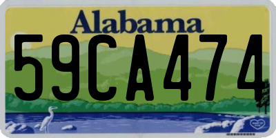 AL license plate 59CA474
