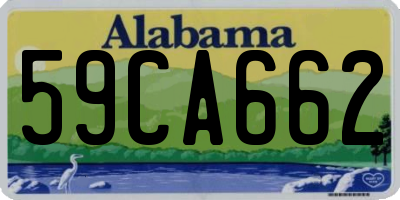 AL license plate 59CA662