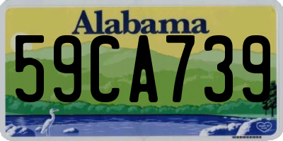 AL license plate 59CA739