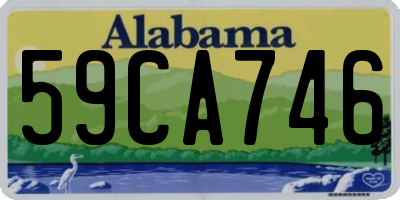 AL license plate 59CA746