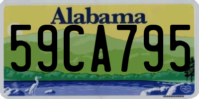 AL license plate 59CA795