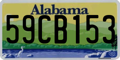 AL license plate 59CB153
