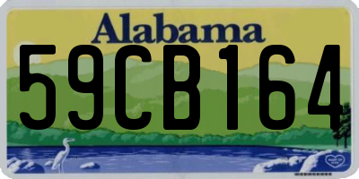 AL license plate 59CB164