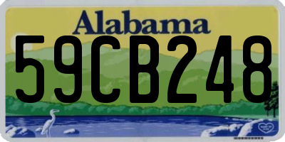 AL license plate 59CB248