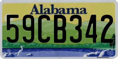 AL license plate 59CB342