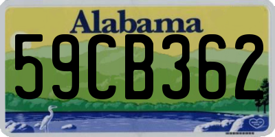 AL license plate 59CB362