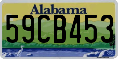 AL license plate 59CB453