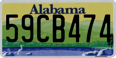 AL license plate 59CB474