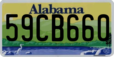 AL license plate 59CB660