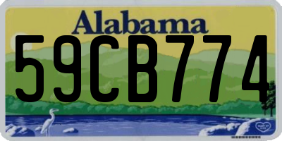 AL license plate 59CB774