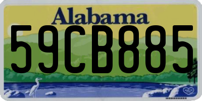 AL license plate 59CB885