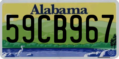 AL license plate 59CB967