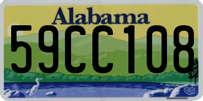 AL license plate 59CC108