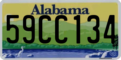 AL license plate 59CC134