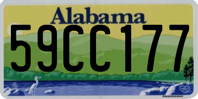AL license plate 59CC177
