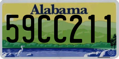 AL license plate 59CC211